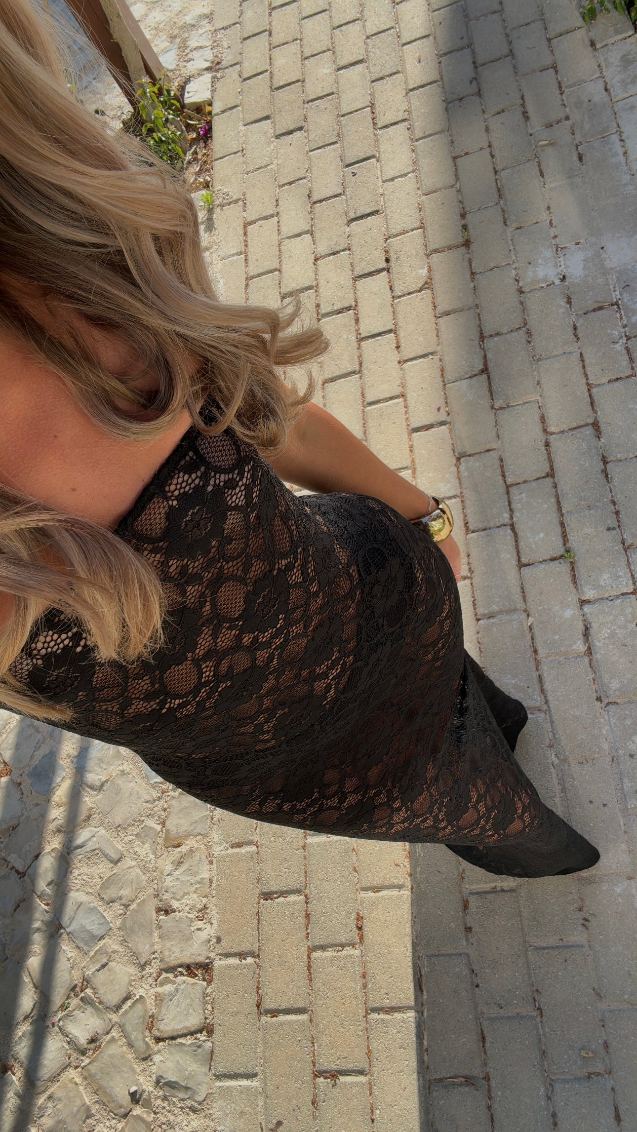 Sorrento Lace Dress - Black