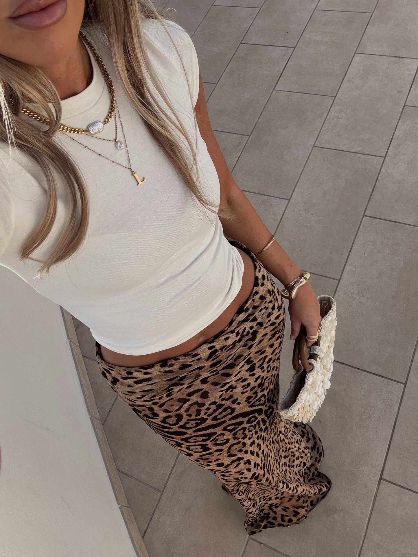 Marina Maxi Skirt - Leopard