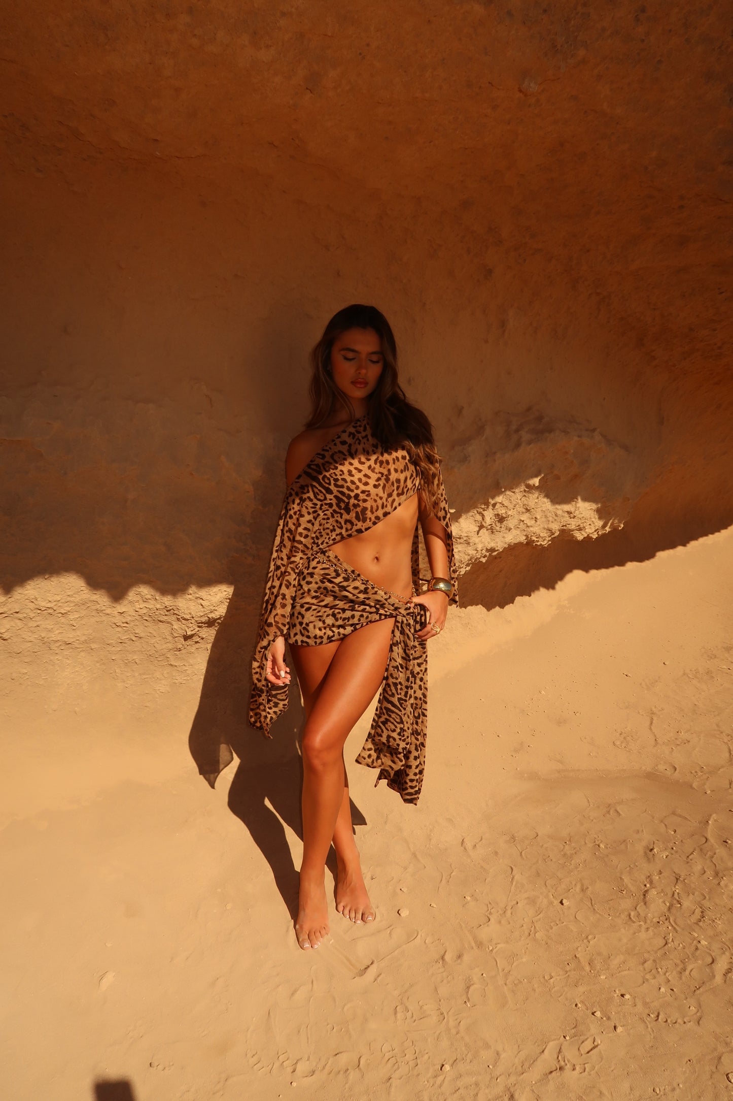 Savannah Sarong Set - Leopard