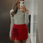 Rose Skirt - Red