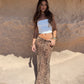 Marina Maxi Skirt - Leopard