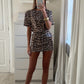 Nola Skirt Co-Ord - Leopard Print