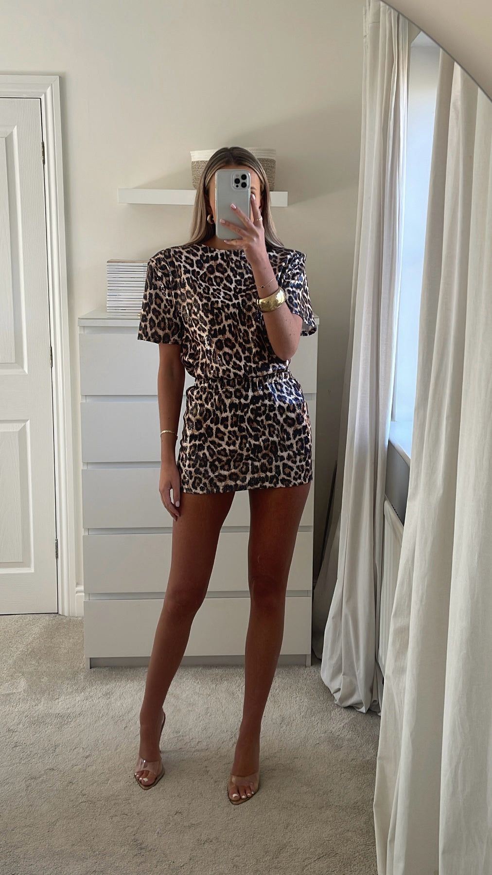 Nola Skirt Co-Ord - Leopard Print