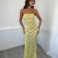 Sorrento Lace Dress - Lemon