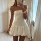 ‘Dream’ Puffball Dress-White