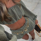 Chloe Blooomer Shorts Co-Ord - Olive