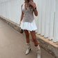 Bubble Skirt - White