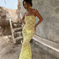 Sorrento Lace Dress - Lemon
