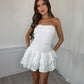 Darcy Frill Dress - White