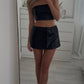 Romy Sequin Skirt- Black