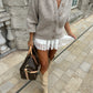 Aura Lace Skirt - Ivory