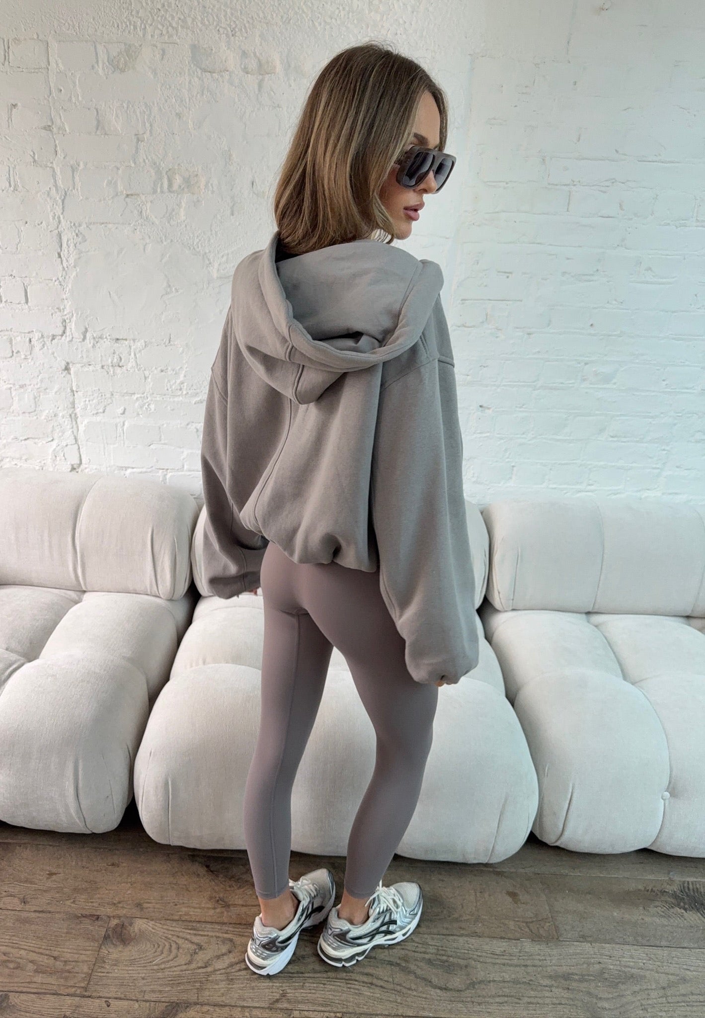 Soft Touch Active Leggings - Light Grey