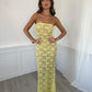 Sorrento Lace Dress - Lemon