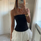 DREAM Puffball Dress - Black/White