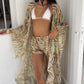 Cello Maxi Kimono/Shorts Co-Ord - Lemon