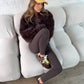 Faux Fur Jacket - Brown