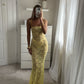 Sorrento Lace Dress - Lemon