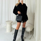 Aura Lace Skirt - Black
