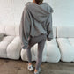 Balloon Sleeve Hoody - Grey