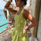 Janeiro Frill Dress - Lime