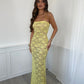 Sorrento Lace Dress - Lemon