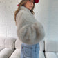 Faux Fur Jacket - Sand