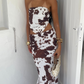 Texas Cow Print Bandana Top