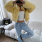 Faux Fur Jacket - Butter