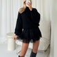 Aura Lace Skirt - Black