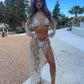 Elia Crochet Wrap Skirt Co-Ord