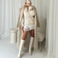 Aura Lace Skirt - Ivory