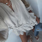 Tulum Frill Shorts Set - Taupe