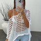 Bohemia Crochet Top - White