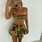 Bali Skirt Co-Ord - Golden