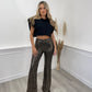 Gold Sequin Trousers